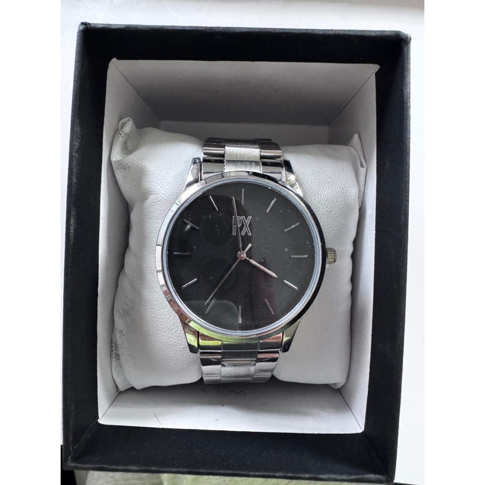Men’s PX Silver Watch‎ - Minimalist Design, Stainless Steel Band, New in Box